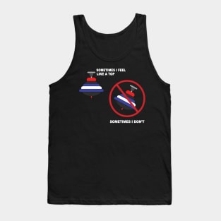 Sometimes i feel - Leather Tank Top